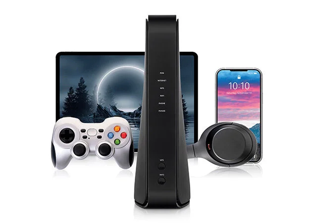 Laptop, Gaming Console, Router and Mobile Phone Powered by Optimum Internet